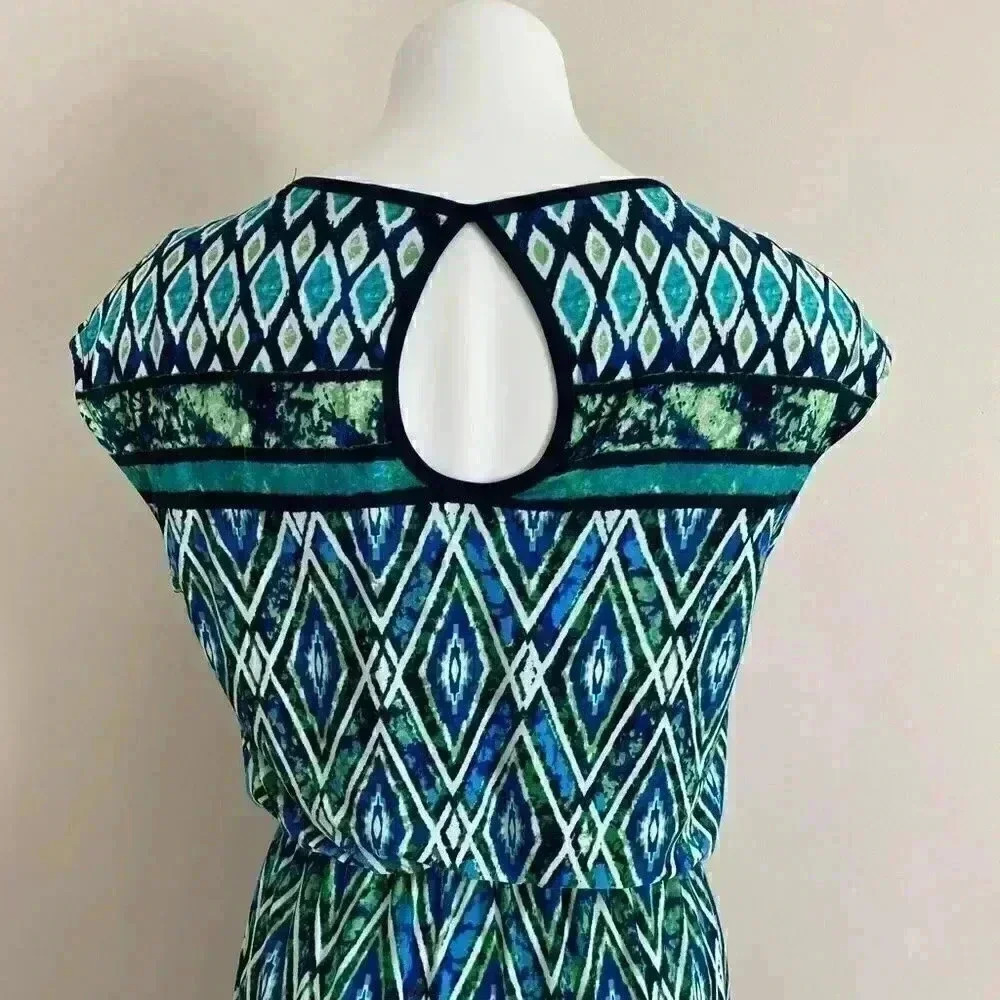 Patterned Maxi Summer Dress - Picture 9 of 11